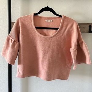 Madewell Textured Gathered Sleeve Too